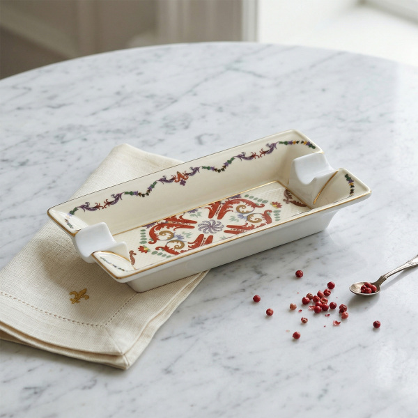 Velora Bone Dikdörtgen Kül Tablası - 2