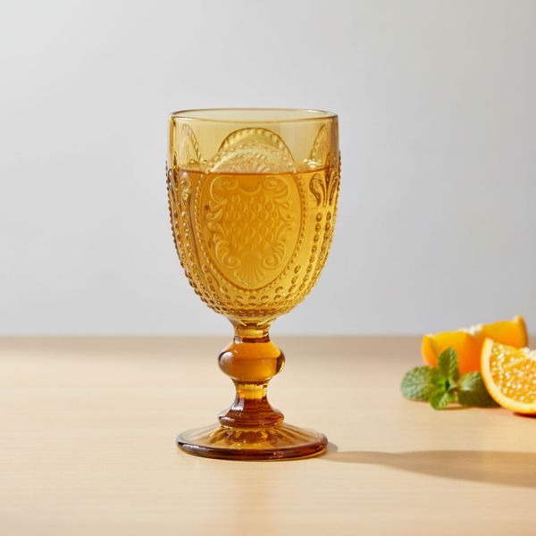 Velora Lucky Art 4Lu Cam Kadeh Seti Amber - 3