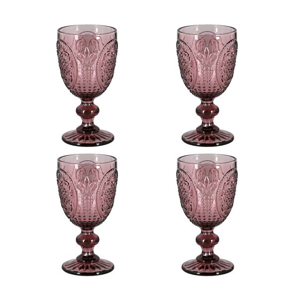 Velora Lucky Art 4Lu Cam Kadeh Seti Mor