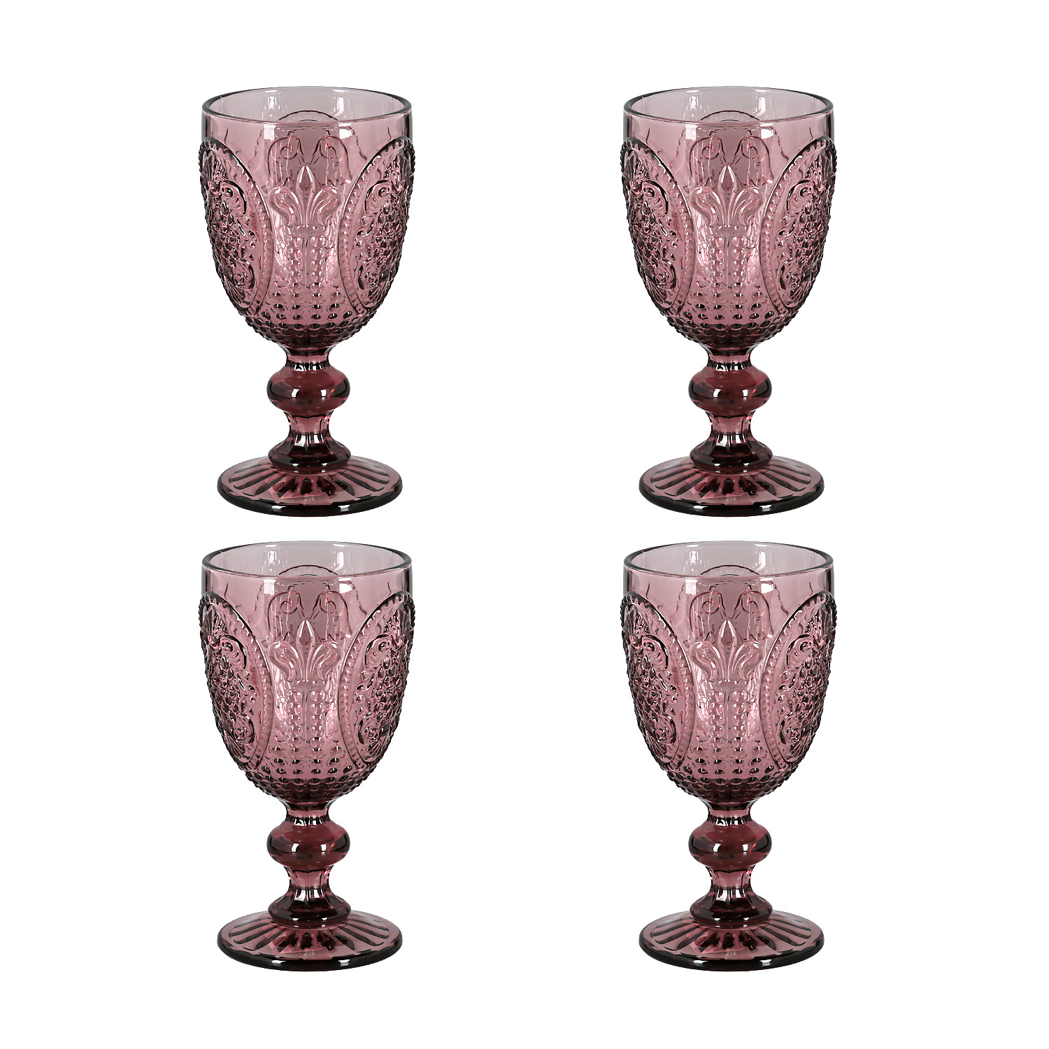 Velora Lucky Art 4Lu Cam Kadeh Seti Mor - 1