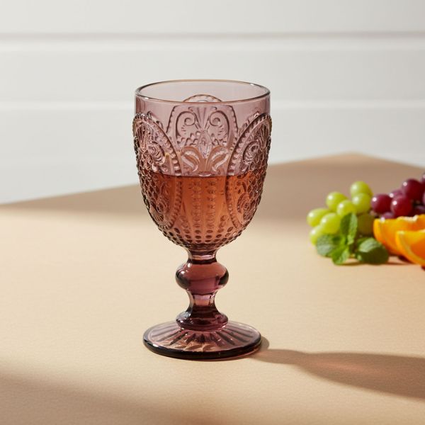 Velora Lucky Art 4Lu Cam Kadeh Seti Mor - 3