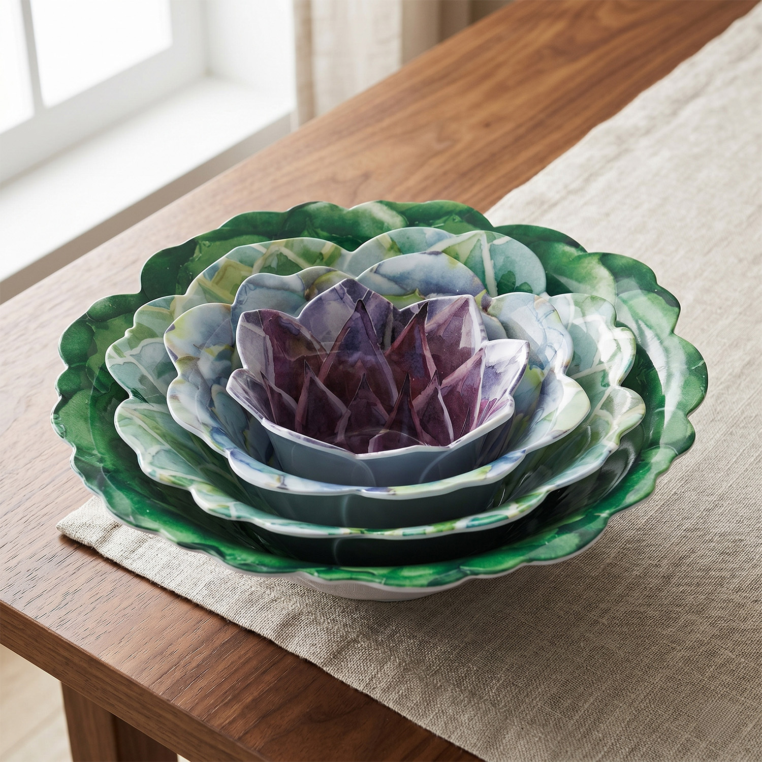 Vivace Melamin 4’lü Sunumluk Seti - 2