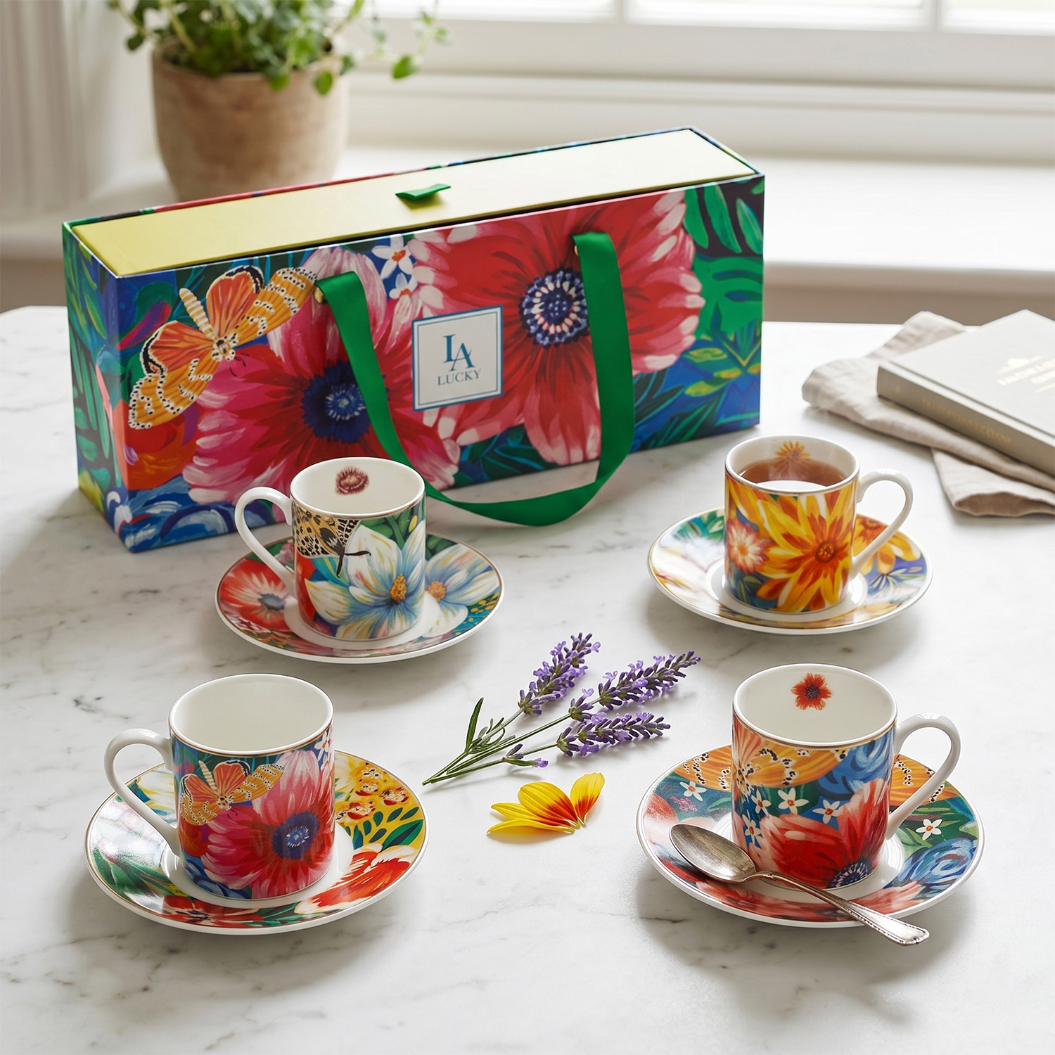 Vivelle Bone 4’lü Kahve Fincanı Seti 100 ml - 2