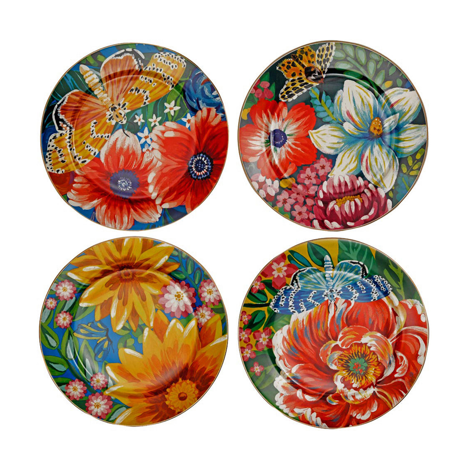 Vivelle Bone 4’lü Servis Tabağı Seti 27 cm - 1