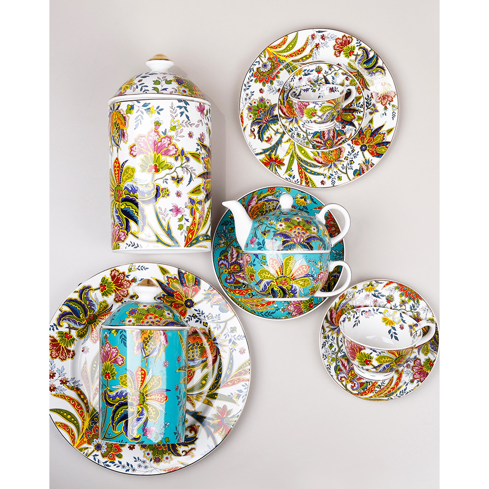 Yvette Paisley Desen 6 lı Porselen Servis Tabağı Seti 27 cm - 2