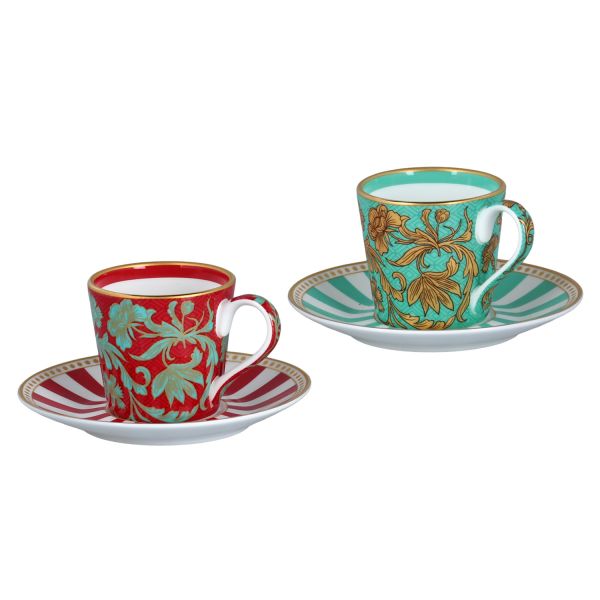 Zeflora Bone 2Li Kahve Fincani Seti 80ml