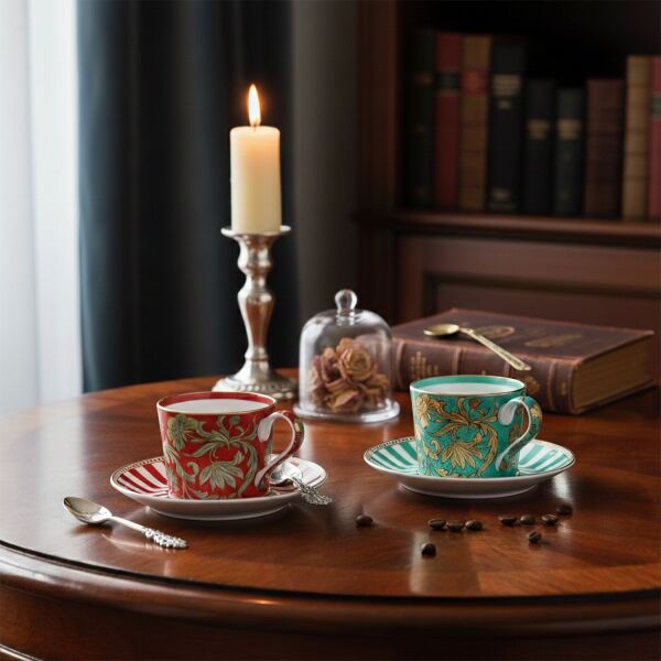 Zeflora Bone 2Li Kahve Fincani Seti 80ml (1)